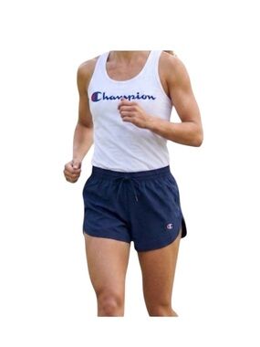 New Champion Women Blue Athletic Shorts Size: Medium